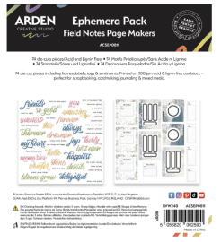 Arden Creative Studio Page Makers Ephemera Pack - Field Notes
