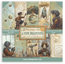 Stamperia 12x12 Paper Pack - A new Beginning