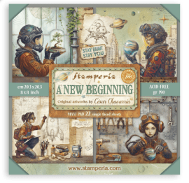 Stamperia 8x8 Paper Pack - A new Beginning