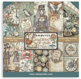 Stamperia 8x8 Paper Pack - Gardens of Time