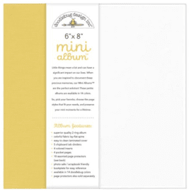 Doodlebug Mini Album 6x8 inch - Bumblebee