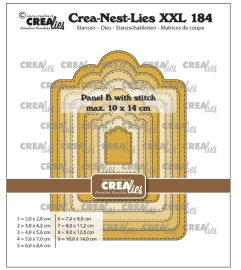 Crea Lies XXL Dies No184 - Panel B with Stitch