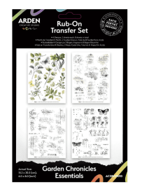 Arden Creative Studio Rub-On Essential - Garden Chronicles by Katie Pertiet