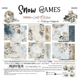Craft O`Clock 6x6 Paper set - Snow Games