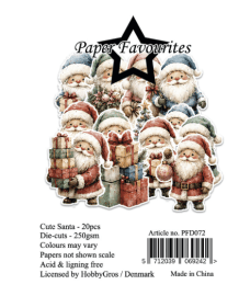 Paper Favourites Die-Cuts - Cute Santa