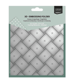 Vaessen 3D Embossing Folder - Stitched
