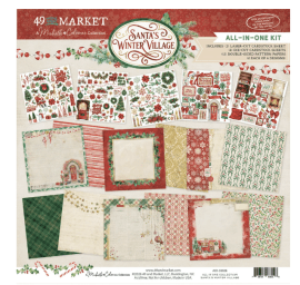49 and Market All-In-One Kit - Santas Winter Village