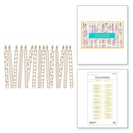 Spellbinders Glimmer Hot Foil Plate - So Many Candles