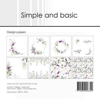 Simple and Basic 6x6 Paper set - Lavender Spirit